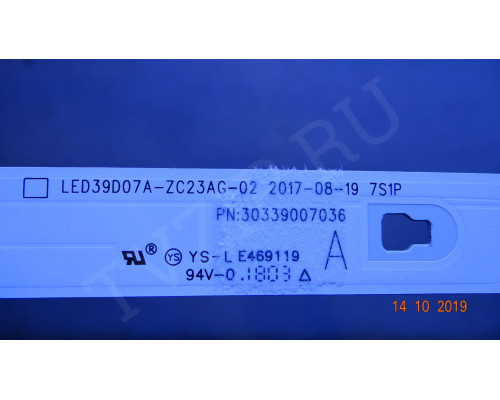 LED39D07A-ZC23AG-02 30339007036 Некомплект (см описание)