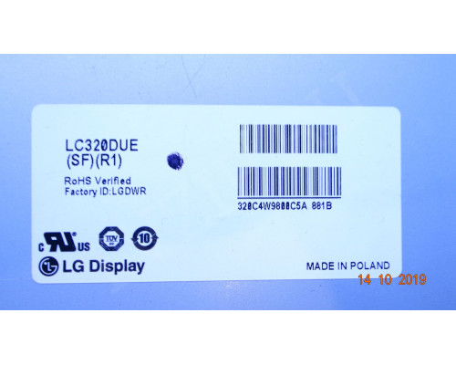 6916L-1105A 32" ROW2.1 REV 0.9 1 A1-TYPE. Не полный комплект!
