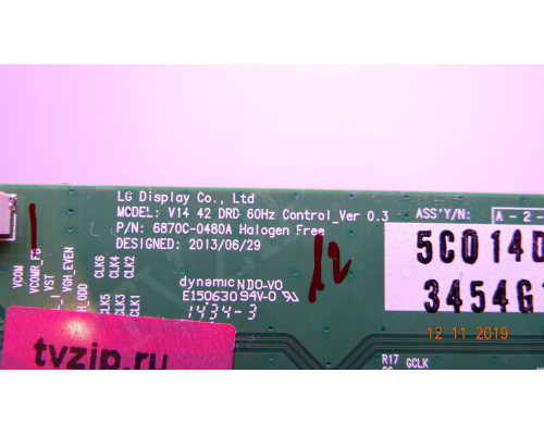 6870C-0480A LG 42LB569V 6870C-0480A LG 42LB569V