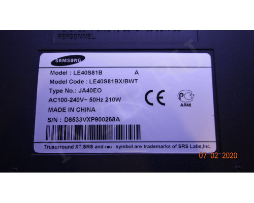 T400XW01 V0 CTRL BD 06A60-1A