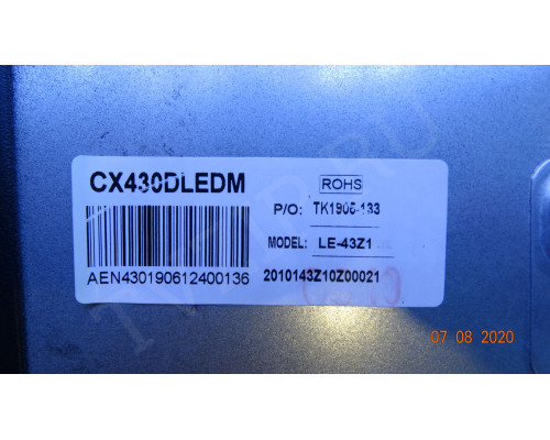 T430HVN01.A CTRL BD 43T01-C09