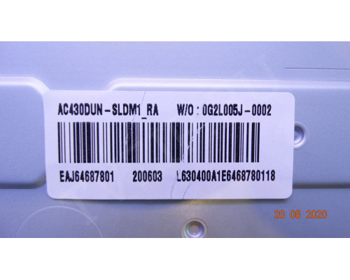 6870C-0532A LG 43LM5500PLA 6870C-0532A LG 43LM5500PLA