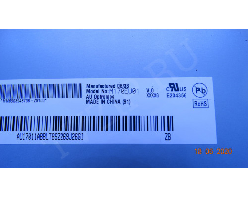 Матрица M170EU01 V.0 для мониторов SAMSUNG, BENQ