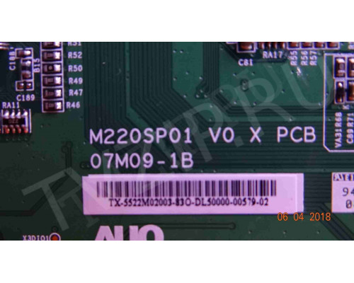 M220SP01_V0_X_PCB; 07M09-1B