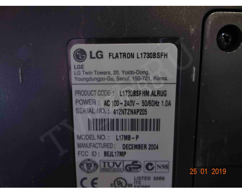 L1730PM/L1930PM; 6870T803A60