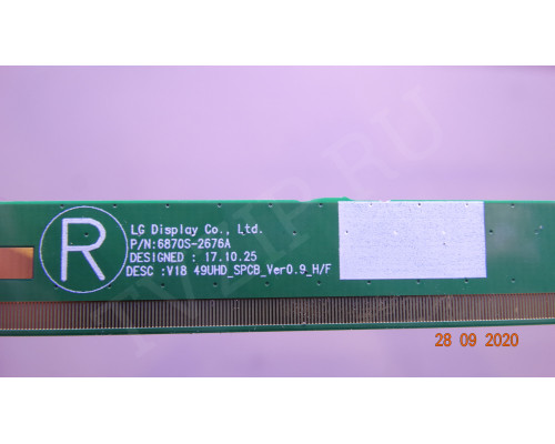 6870S-2675A 6870S-2676A LG 49UK6390PLG 6870S-2675A 6870S-2676A LG 49UK6390PLG