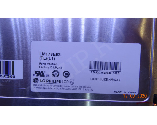 Матрица LM170E03(TL)(L1) для мониторов DELL, ACER