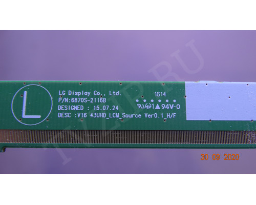 6870S-2116B 6870S-2117B LG 43UH651V