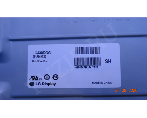 6870S-2116B 6870S-2117B LG 43UH651V