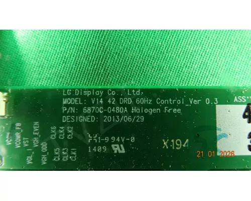 6870C-0480A LG 42LB620V