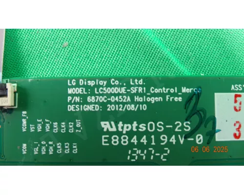 6870C-0452A LG 32LA615V