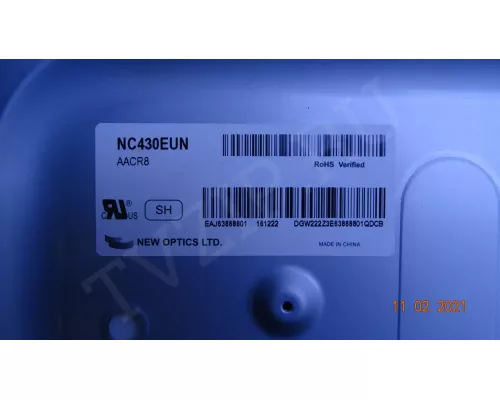 43inch FHD R/L-TYPE REV0.4 DGD76WQC LC43490015A