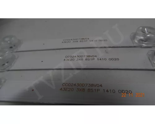43E20 3X8 8S1P 1410 0D20 DEXP F43F8000Q/G