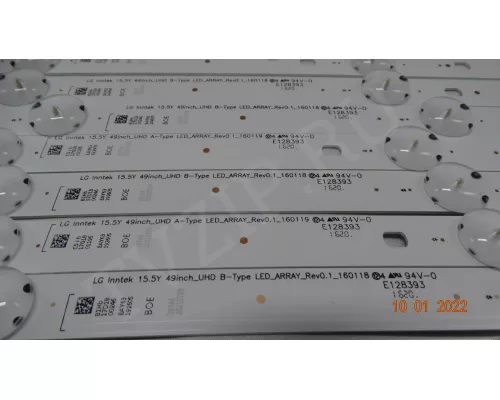 Новая подсветка LG INNOTEK 15.5 Y 49INCH UHD A-TYPE LED_ARRAY REV0.1 Новая подсветка LG INNOTEK 15.5 Y 49INCH UHD A-TYPE LED_ARRAY REV0.1