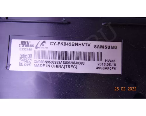ST4851B01-1-XR-3 ST4851B01-1-XL-3 SAMSUNG UE49K5100BU