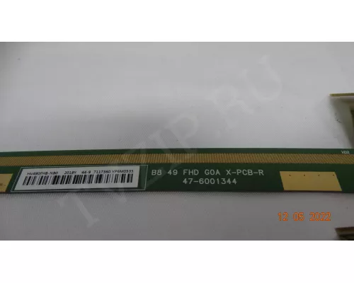 B8 49 FHD G0A X-PCB-R 47-6001344 B8 49 FHD G0A X-PCB-L 47-6001343 