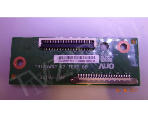 T315XW02 V2 TEST BD 31T03-T02 для телевизоров LG T315XW02 V2 TEST BD 31T03-T02 для телевизоров LG