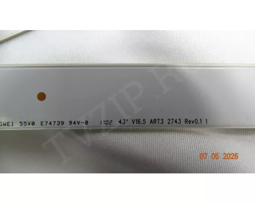43" V16.5 ART 2743 REV0.1 1 LG 43LJ515V 43" V16.5 ART 2743 REV0.1 1 LG 43LJ515V