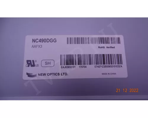 NC490DGG-AAFX1-41CA GAN01-1255A-P1