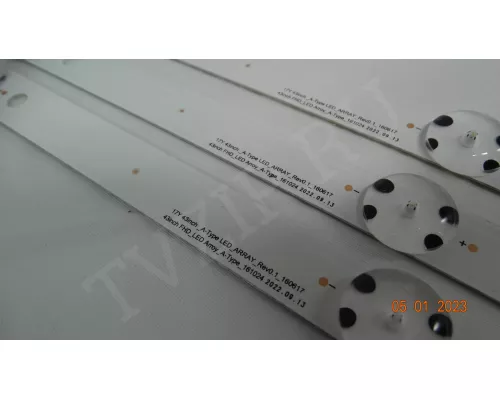 Новая подсветка 17Y 43INCH A-TYPE LED ARRAY REV0.1 160617 Новая подсветка 17Y 43INCH A-TYPE LED ARRAY REV0.1 160617
