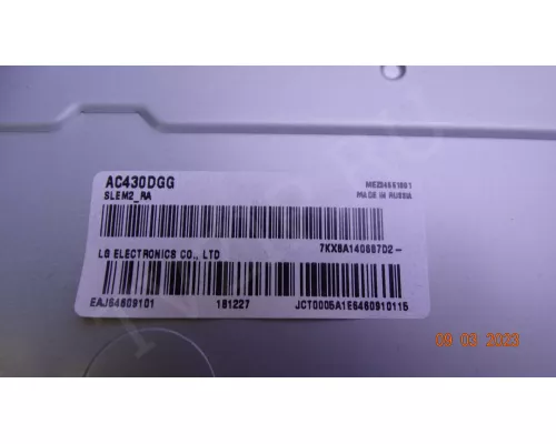 LG INNOTEK DRT 43INCH A-TYPE LED ARRAY REV0.0 180220