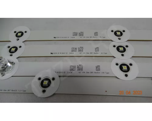 42" V14 SLIM DRT REV0.6 1 R1-TYPE. Нужно клеит линзы! Не полный комплект!