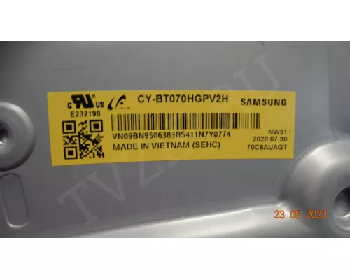 V0T7-700SMB-R0 V0T7-700SMA-R0 SAMSUNG UE70TU7100U