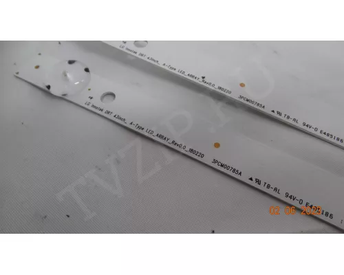 LG INNOTEK DRT 43INCH A-TYPE LED ARRAY REV0.0 180202. 2 Планки из 3 !