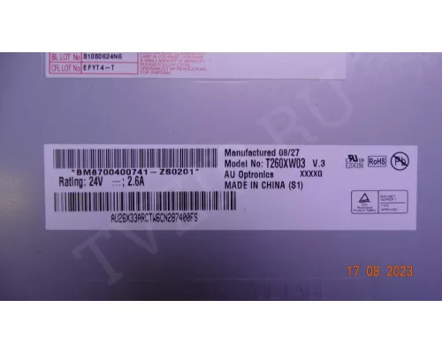 T260XW03 V.3 T260XW03 V.3
