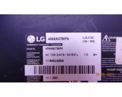 LG 43NANO756PA подсветка