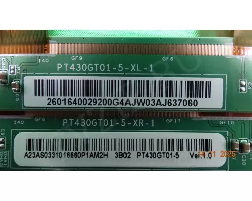 Планки матрицы PT430GT01-5-XR-1 PT430GT01-5-XL-1