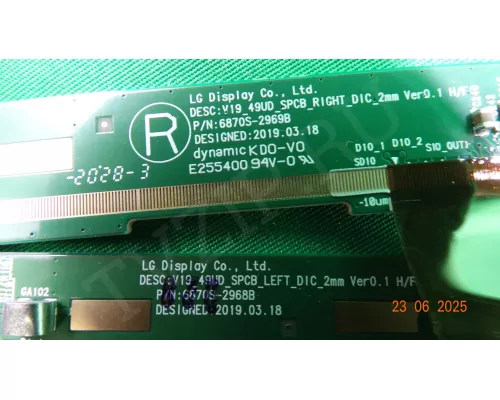 6870S-2969B 6870S-2968B LG 49NANO866NA 6870S-2969B 6870S-2968B LG 49NANO866NA