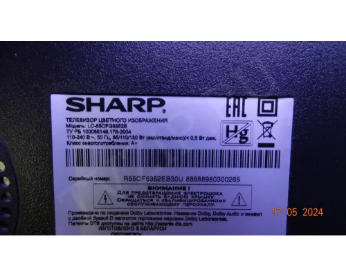 T.MS6486.711 SHARP LC-55CFG6352E