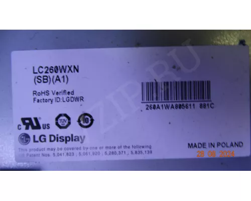 6632L-0550A VESTEL LCD TV 26884