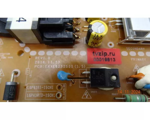 EAX66232501(1.5) LG 43LF630V EAX66232501(1.5) LG 43LF630V