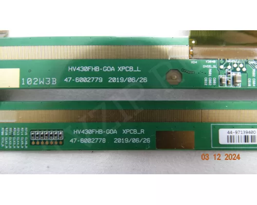 HV430FHB-GOA XPCB_L HV430FHB-GOA XPCB_R SUNWIND SUN-LED43S12