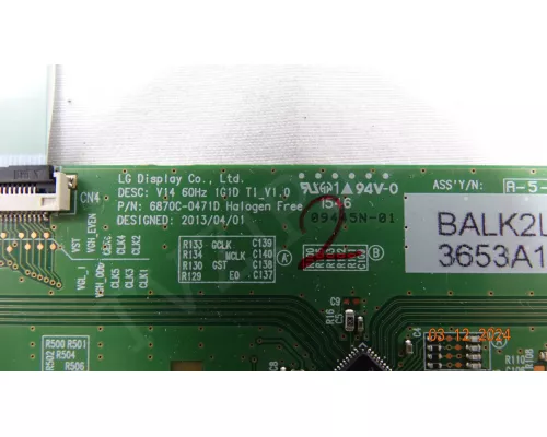 6870C-0471D LG 55LF640V 6870C-0471D LG 55LF640V