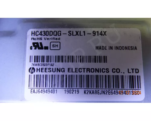 EAX68253604(1.0) EBU66098104 LG 43UM7450PLA EAX68253604(1.0) EBU66098104 LG 43UM7450PLA