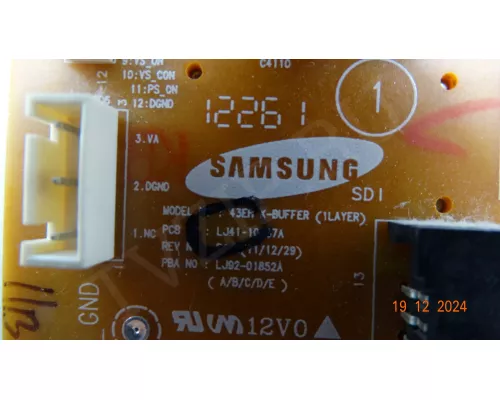 LJ41-10137A SAMSUNG PS43E450A1W LJ41-10137A SAMSUNG PS43E450A1W
