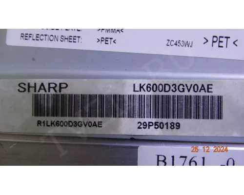 GM0136 TPZZ AL SHARP LC-60LE635RU GM0136 TPZZ AL SHARP LC-60LE635RU