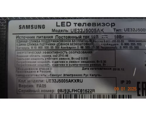 BN41-02358B BN94-08230A SAMSUNG UE32J5005AK BN41-02358B BN94-08230A SAMSUNG UE32J5005AK
