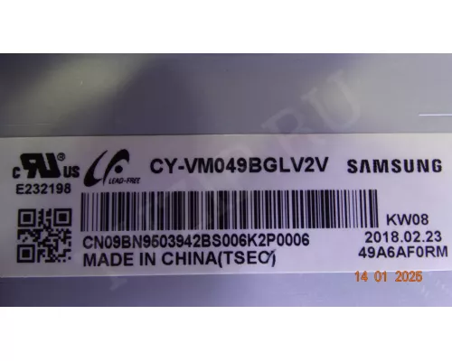 Корыто в сборе с LED подсветкой SAMSUNG UE49M6550AU Корыто в сборе с LED подсветкой SAMSUNG UE49M6550AU
