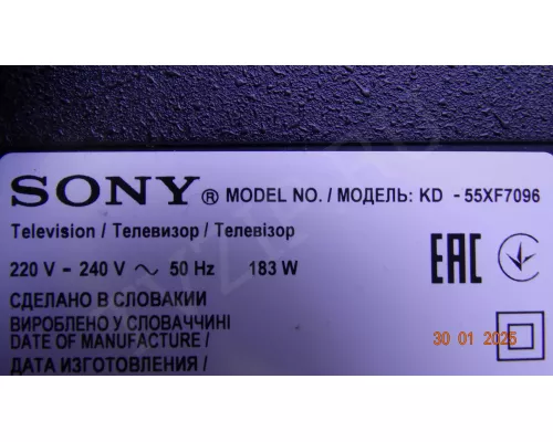 1-980-310-21 SONY KD-55XF7096 1-980-310-21 SONY KD-55XF7096