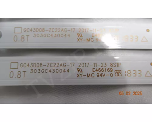 Новая подсветка GC43D08-ZC22AG-17 для SAMSUNG UE43J серии Новая подсветка GC43D08-ZC22AG-17 для SAMSUNG UE43J серии