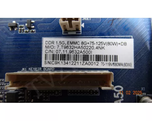 CV9632H-A50 VR 50VU03BS вздут конденсатор