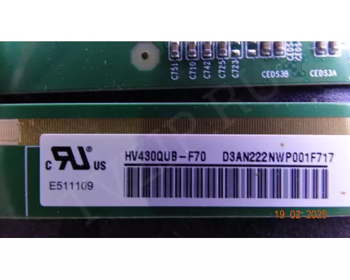 HV430QUB_F70_V00 47_6003856 47_6003857 XIAOMI L43M6-6ARG HV430QUB_F70_V00 47_6003856 47_6003857 XIAOMI L43M6-6ARG