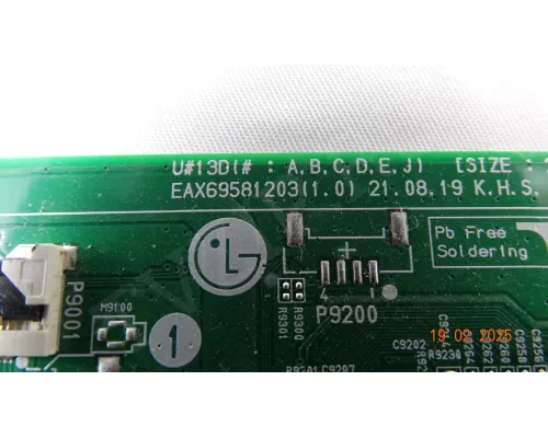 EAX69581203(1.0) EBU66840107 LG 43NANO756PA EAX69581203(1.0) EBU66840107 LG 43NANO756PA