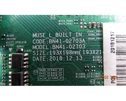 BN41-02703A BN94-14197L SAMSUNG UE55RU7120U BN41-02703A BN94-14197L SAMSUNG UE55RU7120U