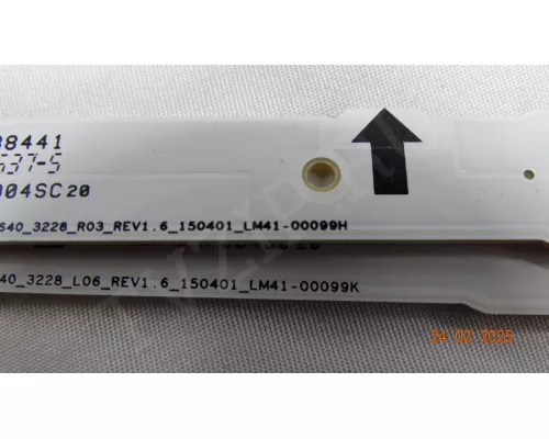 LM41-00099K LM41-00099H Samsung UE40J6300AU нужно клеить много линз