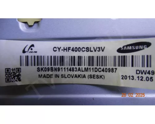D2GE-400SCA-R3 Samsung UE40F6400AK D2GE-400SCA-R3 Samsung UE40F6400AK